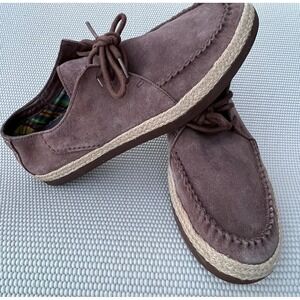 UGG Mccall Mens Brown Leather Casual Boat Shoe UK Size 10.5 Loafers